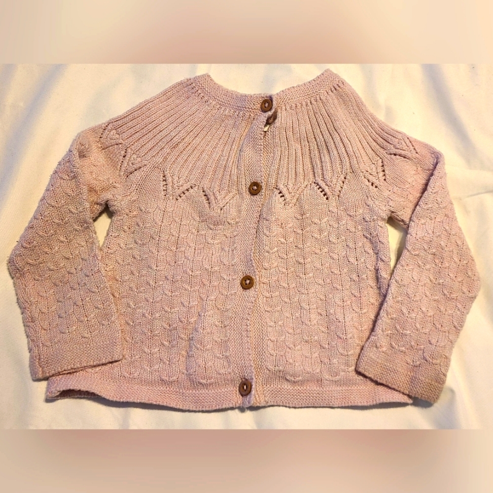 Koala Kids pink cardigan 12-18 months